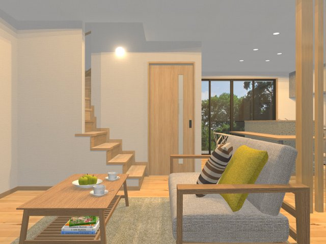 高知市神田 -建築条件付き-売土地の完成予想図|イメージです。