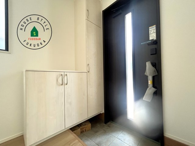 糸島市前原中央3丁目第1-3棟（1号棟）の防犯設備|二重ロックでしっかり防犯対策ができます。