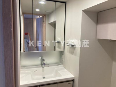 【洗面所】 | ルフォンプログレ西大井プレミア | 脱衣スペースもあります