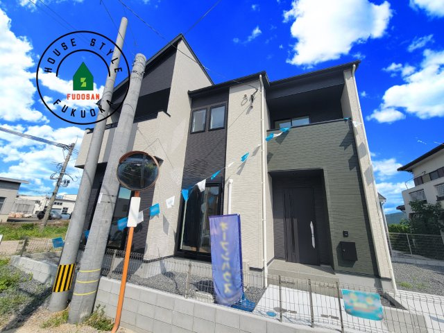 糟屋郡宇美町若草1丁目第4-3棟(3号棟)の外観|デザイン性のある外観です。