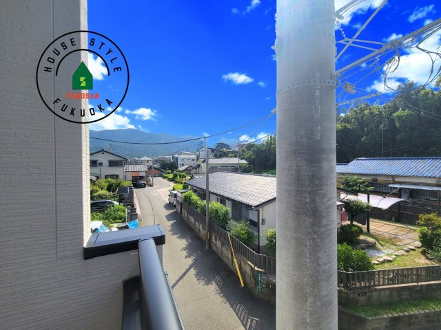 糟屋郡宇美町若草1丁目第4-3棟(3号棟)の展望|窓から緑が見える物件も魅力的です。