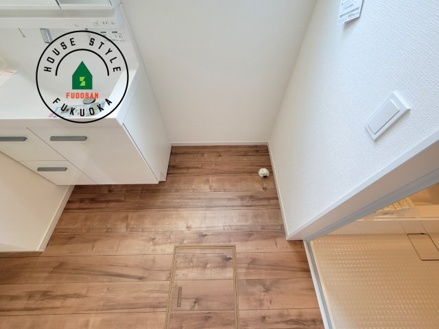 糟屋郡宇美町若草1丁目第4-3棟(3号棟)のランドリースペース|ランドリースペースとなります。広々して有効的にご使用できます。 