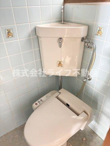 東大阪市花園東町１丁目のテラスのトイレ|トイレもきれいです