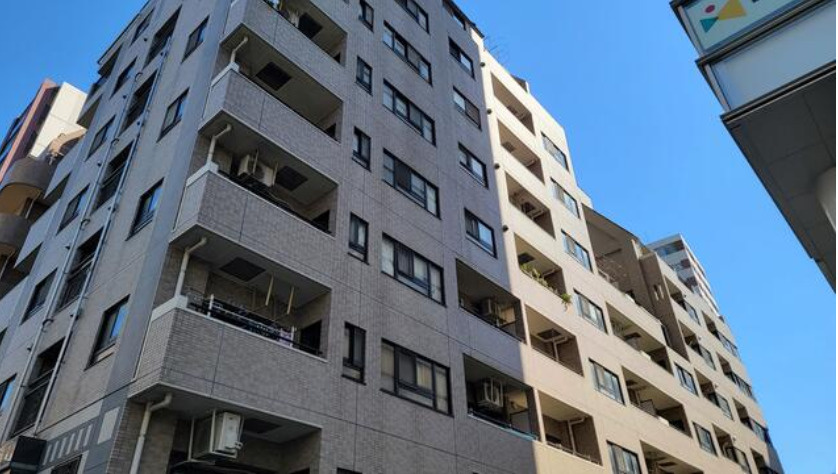 ライオンズマンション麻布十番南の外観