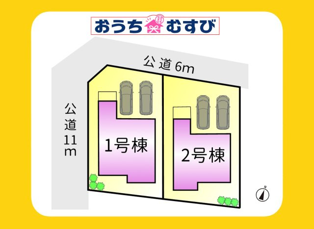 名東区山の手31801(全2棟)の区画図