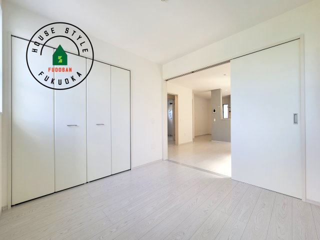 糟屋郡宇美町若草1丁目第4-3棟(4号棟)の和室|将来的に、琉球畳を引きまして和室風にすることも可能です。