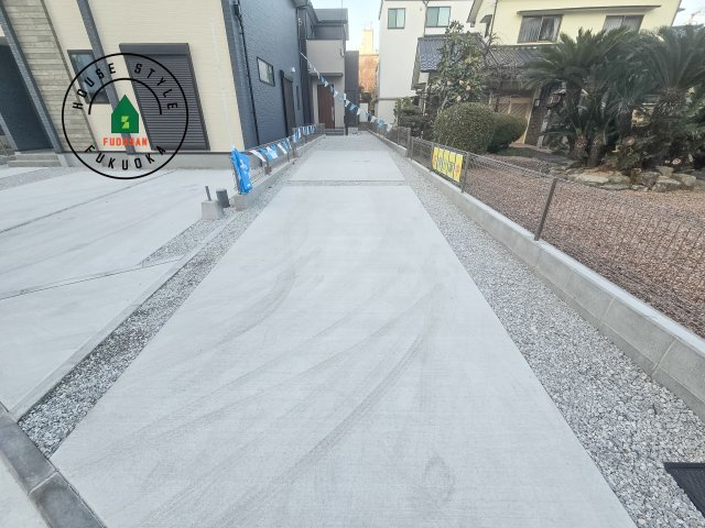 福岡市南区曰佐5丁目第3-2棟(2号棟)の庭|お庭で自由な時間を過ごせます。