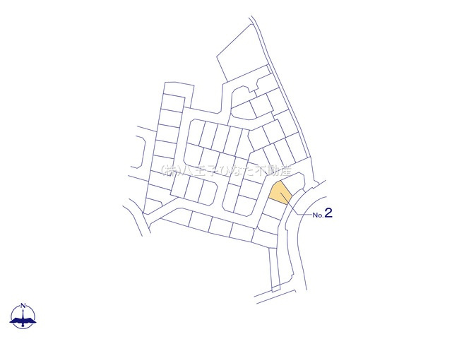 『八王子市土地』八王子市中山500【仲介手数料無料】の区画図|～仲介手数料無料☆八王子ひなた不動産～八王子市中山　売地