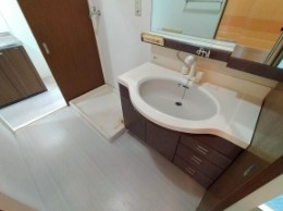 東大阪市下六万寺町１丁目の賃貸マンションの独立洗面台