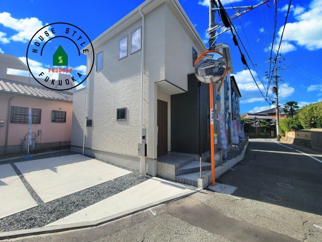 春日市須玖北4丁目第2-2棟(1号棟)の前面道路含む現地写真|見学の時間などお気軽にお問い合わせ下さい。