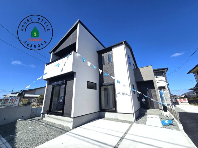 古賀市千鳥6丁目第1-2棟（1号棟）の外観|デザイン性のある外観です。