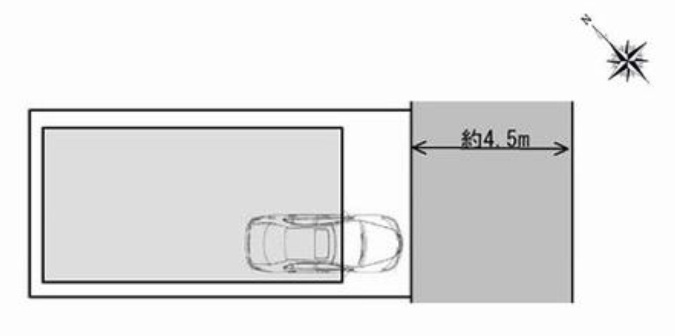 横浜市青葉区荏田町　中古戸建【仲介手数料無料】の区画図