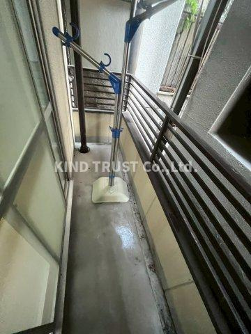 吉田マンションのバルコニー|陽当たり良好なバルコニーです