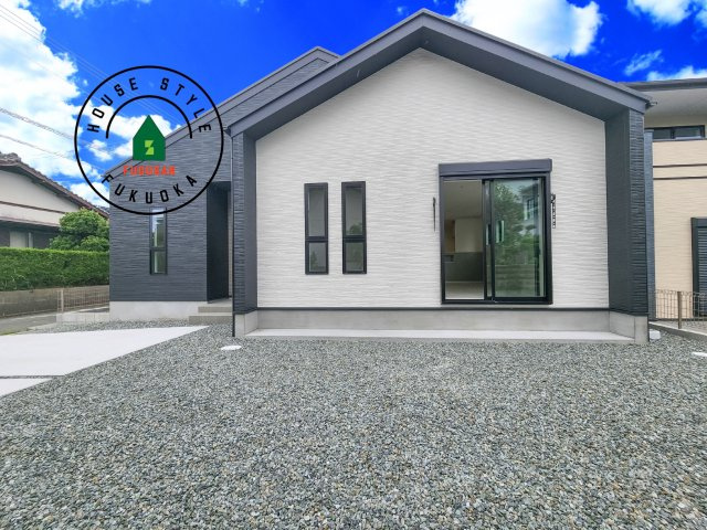 福津市津屋崎2丁目第3-2棟（2号棟）の外観|デザイン性のある外観です。