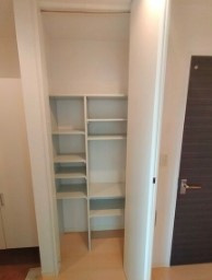 東大阪市瓢箪山町のアパートの収納