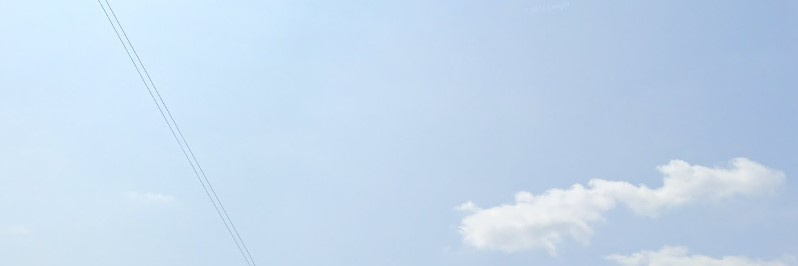 東大阪市瓢箪山町のアパートの展望