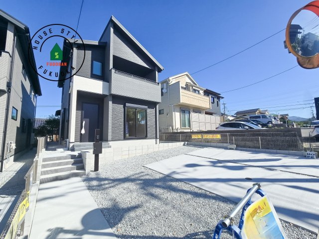 太宰府市青山2丁目第3-2棟(2号棟)の外観|デザイン性のある外観です。