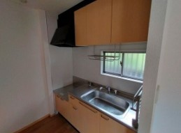 東大阪市瓢箪山町のアパートのキッチン