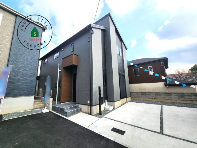 福岡市城南区友丘6丁目第3-4棟（3号棟）の外観|デザイン性のある外観です。