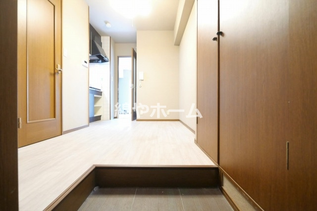 フォレステージ緑橋の玄関|ゆったりとした玄関です