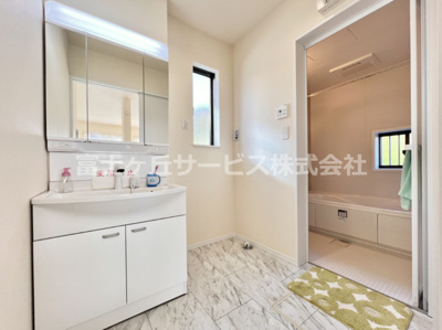 【脱衣所】 | 沼津市西沢田 新築一戸建て B号棟 | 脱衣場です