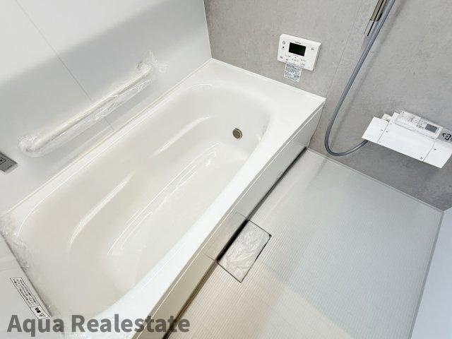 高松市円座町モデルハウスの浴室|ゆったり過ごせるお風呂です