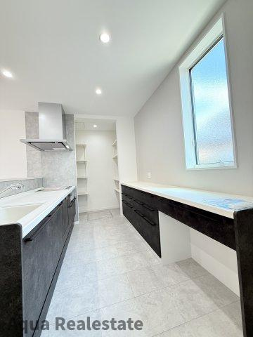 高松市円座町モデルハウスのキッチン|使いやすいキッチンです