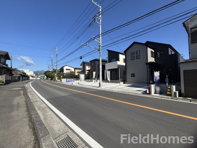 小田原市堀之内新築戸建て　2期7号棟の前面道路含む現地写真|前面道路含む現地写真です。