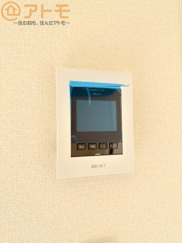 【防犯設備】 | 清水区三保6期　新築戸建　1号棟 | TVモニター付きインターホンは訪問者を確認することができて、防犯性に優れています♪
