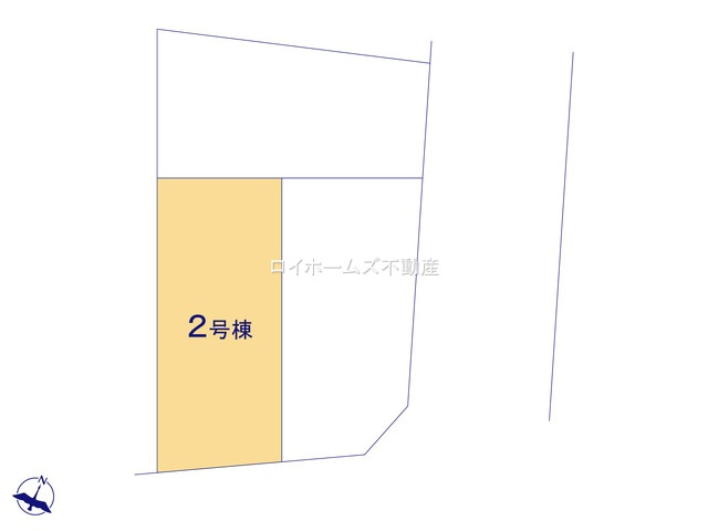 【区画図】 | 名古屋市名東区社が丘３丁目1303『仲介料無料』新築戸建て | 2号棟