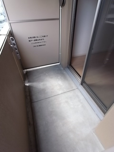 アスヴェル神戸元町海岸通のバルコニー