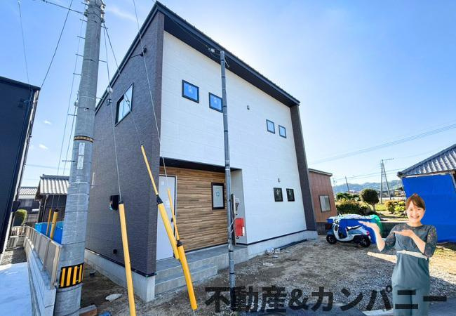 イルクオーレ和気A号棟　新築分譲戸建の外観|外観は落ち着いています