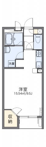明石市藤江のアパートの間取り
