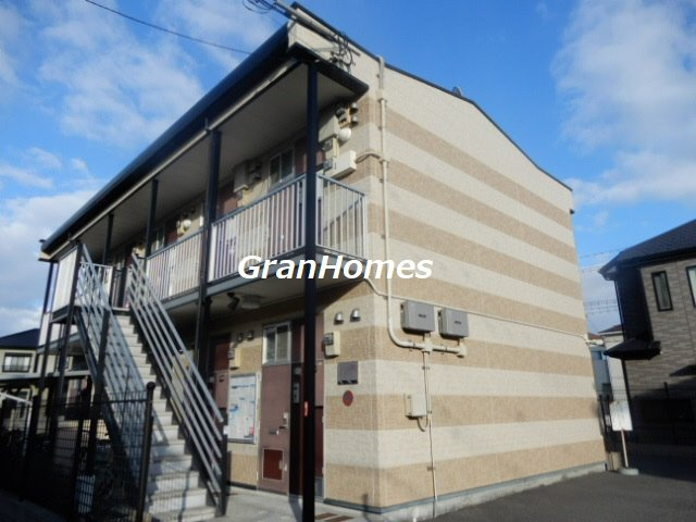 明石市藤江のアパートの外観