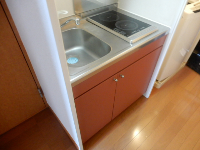 明石市藤江のアパートのキッチン