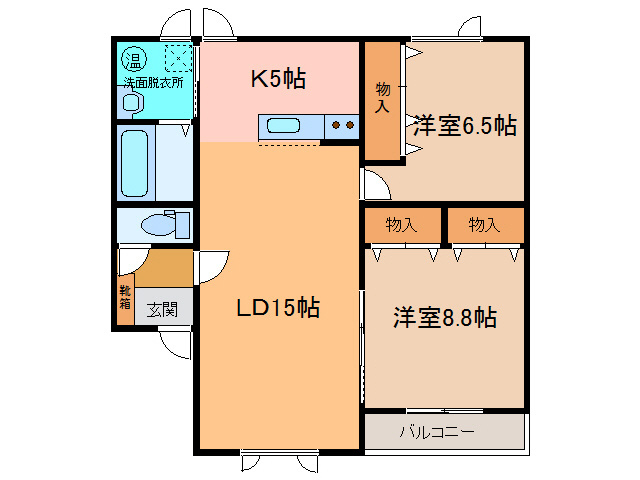 バップバーレンN館の間取り