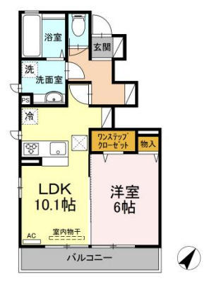 ルミエールAの間取り