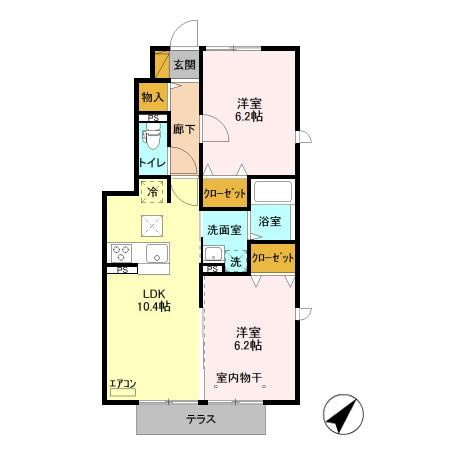 ボナールの間取り