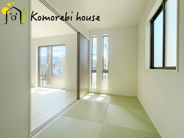 伊奈町本町　8期　新築一戸建て　グラファーレ　04の和室|趣のある和室です