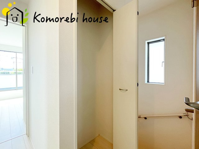 伊奈町本町　8期　新築一戸建て　グラファーレ　04の収納|収納のためのスペースです