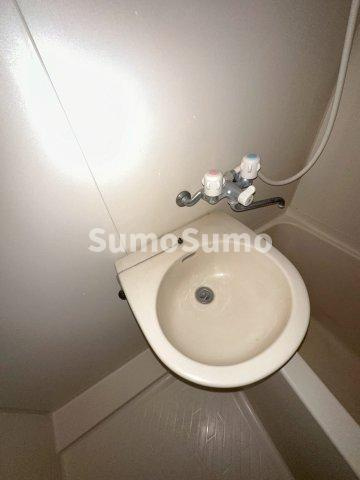 ベルゲンハイツ明石の洗面所|広い洗面スペース