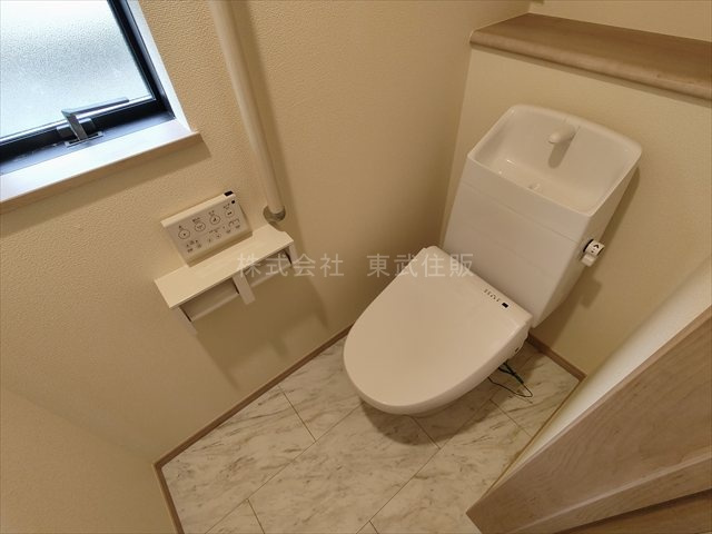 【トイレ】 | 川越市中台　全6棟　B号棟 | 清潔感のあるトイレです