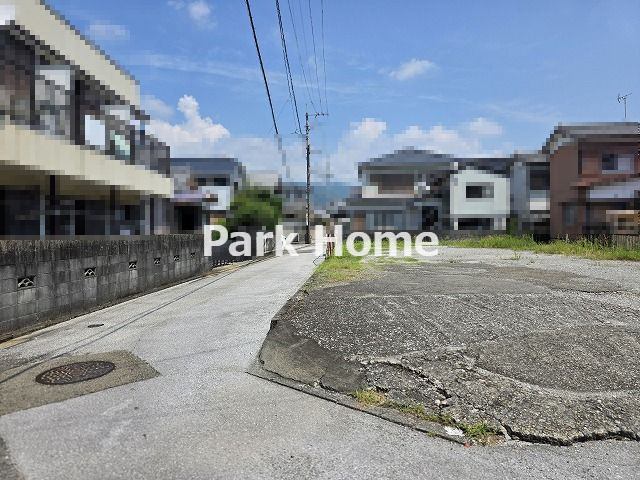 高知市福井東町（南）-建築条件付き-売土地の前面道路含む現地写真