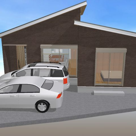 高知市福井東町（南）-建築条件付き-売土地の完成予想図|イメージです。