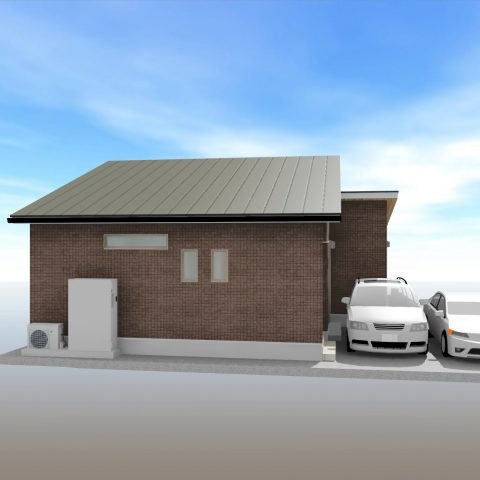 高知市福井東町（南）-建築条件付き-売土地の完成予想図|イメージです。