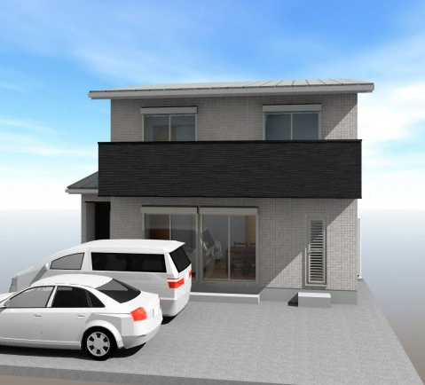 高知市福井東町（北）-建築条件付き-売土地の完成予想図|（北）イメージです。