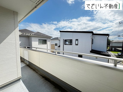 【バルコニー】 | 深谷市小前田　中古住宅   | 現地(2025年9月撮影)