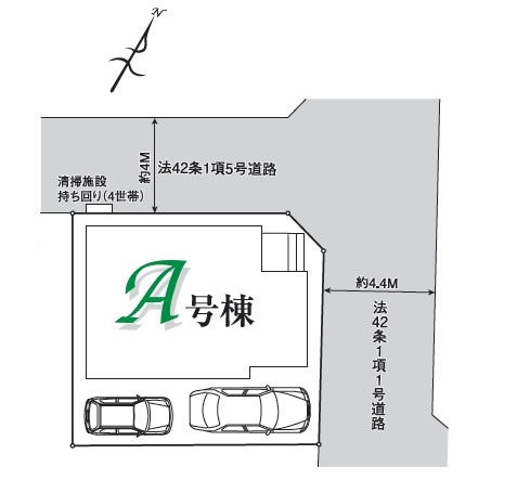 【区画図】 | ふじみ野市大原 | 全1棟