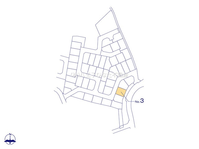 『八王子市土地』八王子市中山500【仲介手数料無料】の区画図