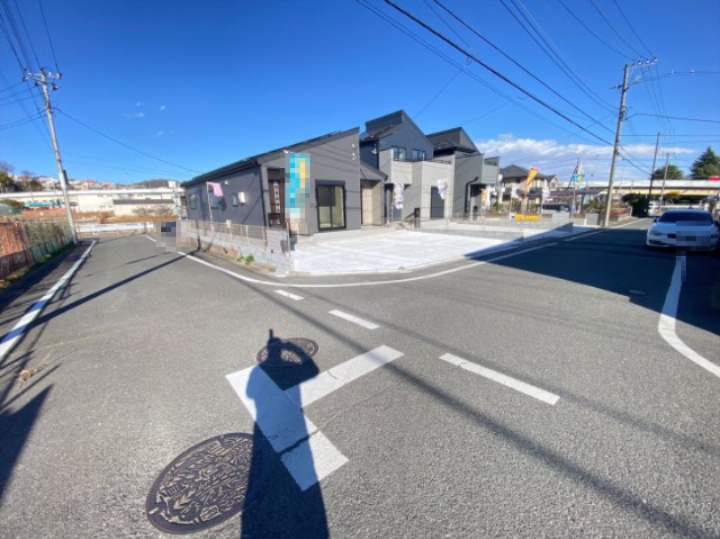 祝　成約済み　八王子市　大谷町　新築戸建て　６期の前面道路含む現地写真|～仲介手数料無料☆八王子ひなた不動産～　八王子市大谷町　新築戸建て